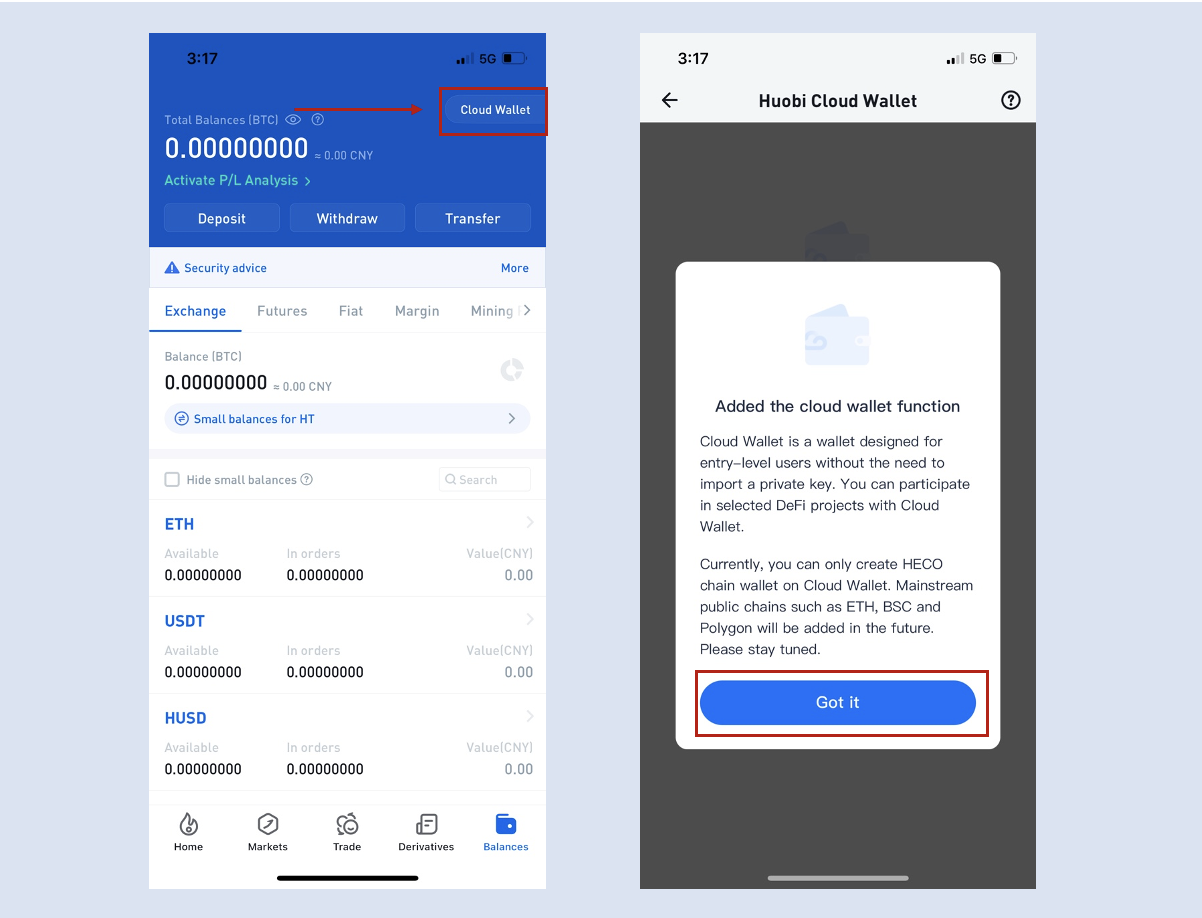 Cloud Wallet 