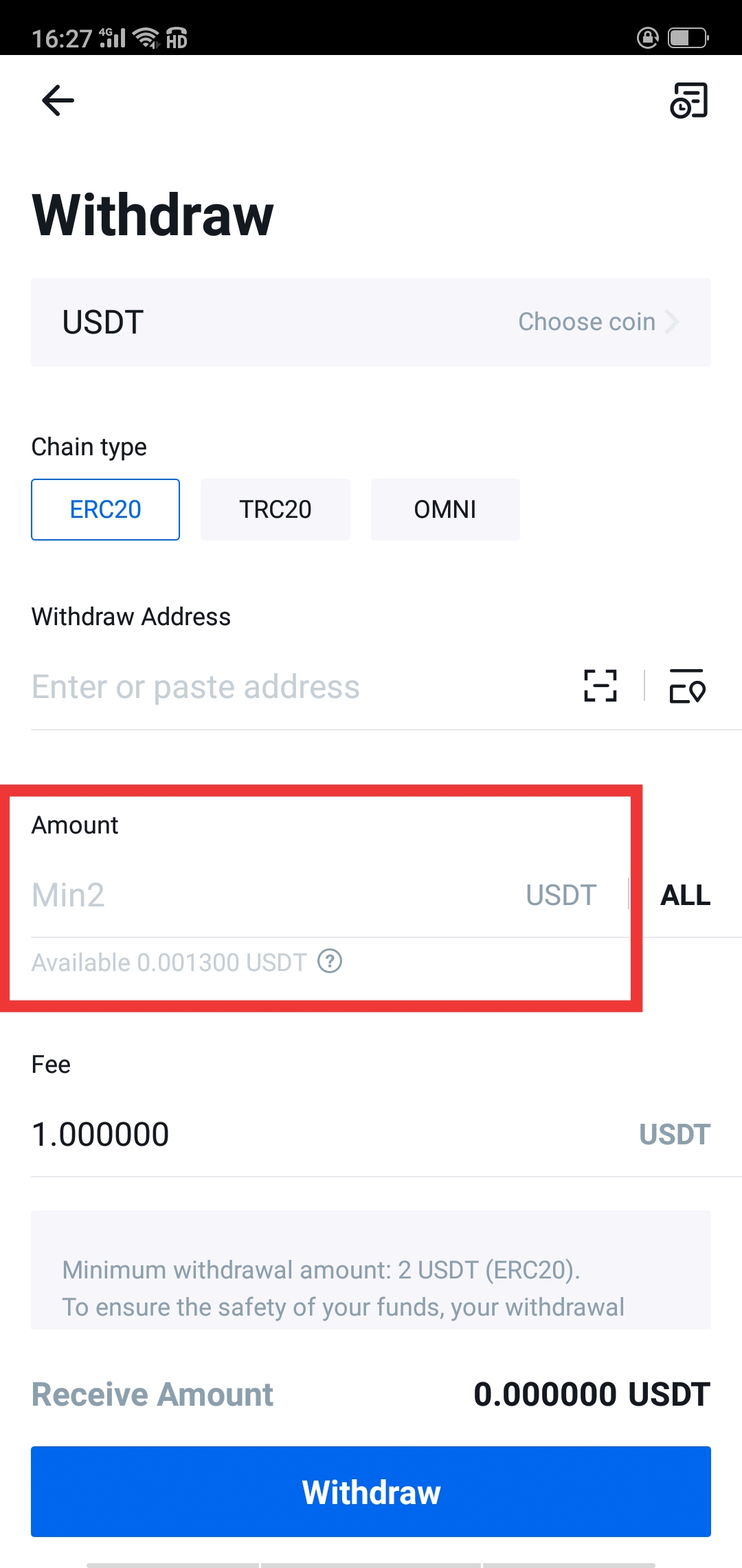 How to withdraw USDT from Exchange to Huobi Wallet? – Help ...